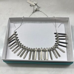 Bancroft Silver Arroy Metal Collar Necklace